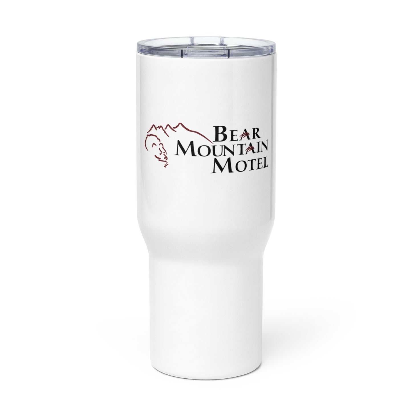 Travel mug with a handle